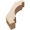 Ekena Millwork 3-inch W x 12-inch D x 12-inch H Pescadero Rough Cedar Woodgrain TimberThane Knee Brace, Primed BRCUR03X12X12PECRCPR - alternate 3